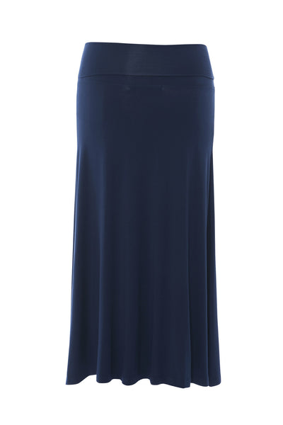 Alina Maxi A-line Maternity Skirt SVK-388 navy