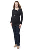 Gea Assymetric Maternity Top SVK-365 black