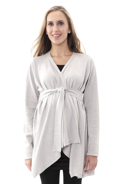 Cot Viola Maternity Cardigan SVS-525 silver-grey