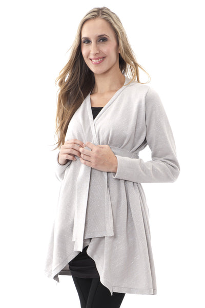 Cot Viola Maternity Cardigan SVS-525 silver-grey