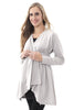 Cot Viola Maternity Cardigan SVS-525 silver-grey
