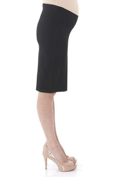 Atessa Ponte Maternity Skirt SVK-464 black
