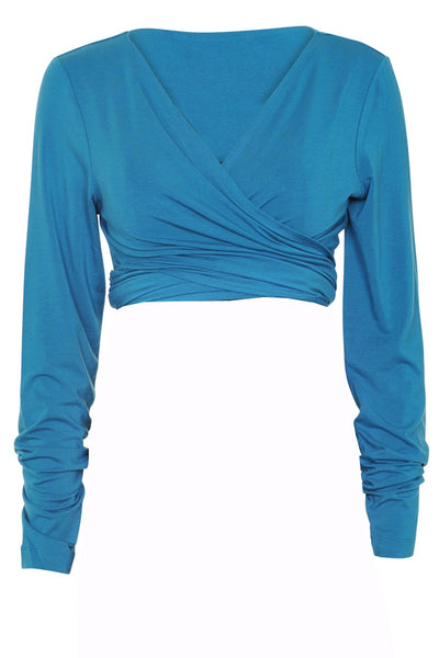 Angelia Cropped Cardigan SVK-347 Celestial Blue