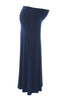 Alina Maxi A-line Maternity Skirt SVK-388 navy