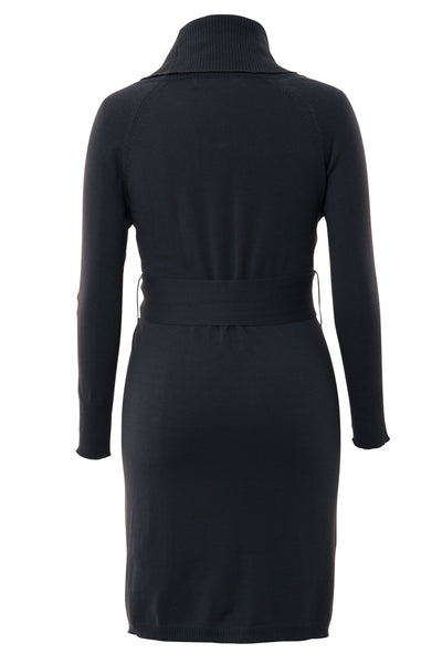 Fabiana Sweater Maternity Dress SVS-518 black