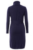 Fabiana Sweater Materntiy Dress SVS-518 grape