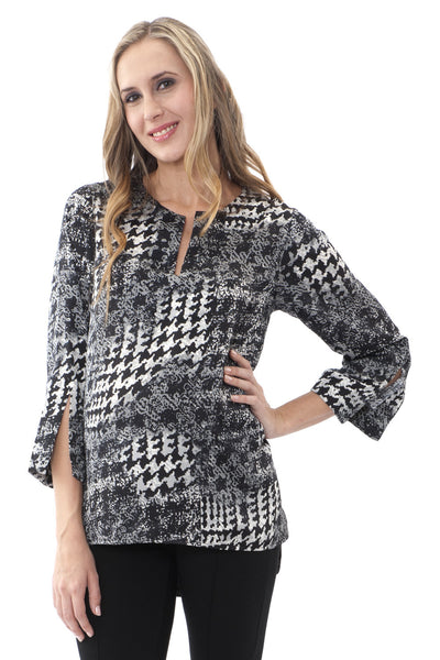 Cello Maternity Tunic Top SVW-773 grey-print